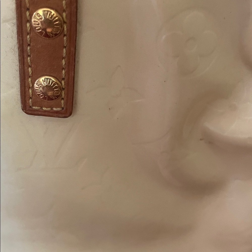 Louis Vuitton Cream and Brown MINI Tote Bag - Picture 3 of 5